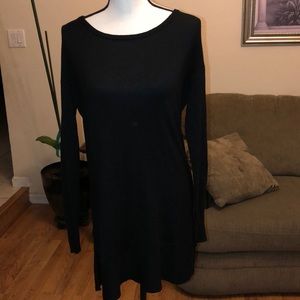 Black sweater dress